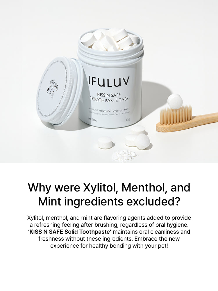 Kiss n Safe Toothpaste Tabs