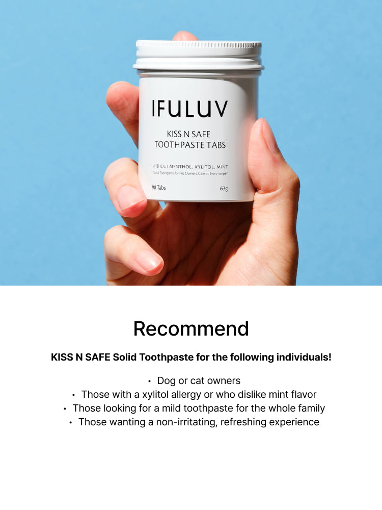 Kiss n Safe Toothpaste Tabs